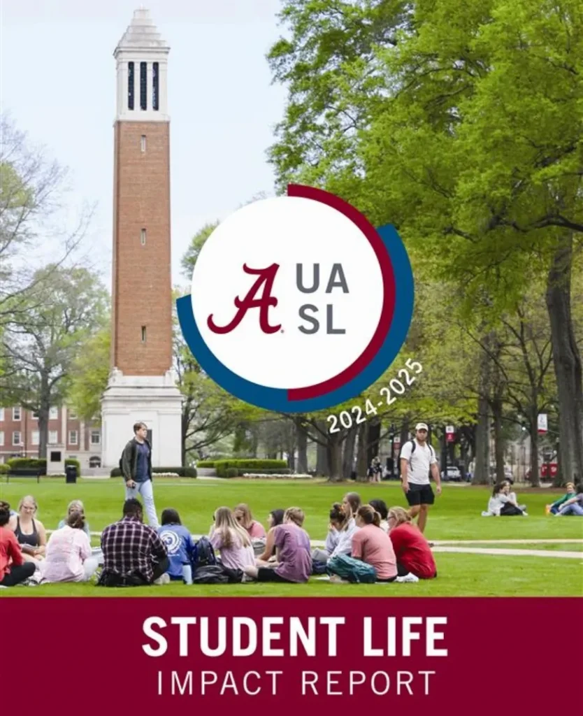 Cover photo for 2024-2025 Annual Report from the Division of Student Life