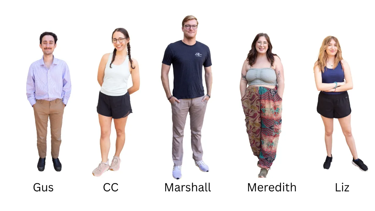 Student cut outs featured in UA Student Center