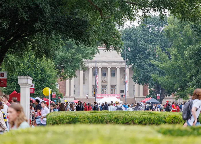 The Quad during Get on Board Day.